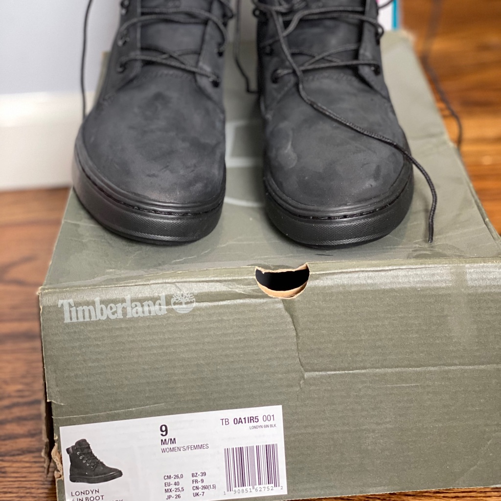 Timberland Londyn 6inch Sneaker Boot Black Size 9